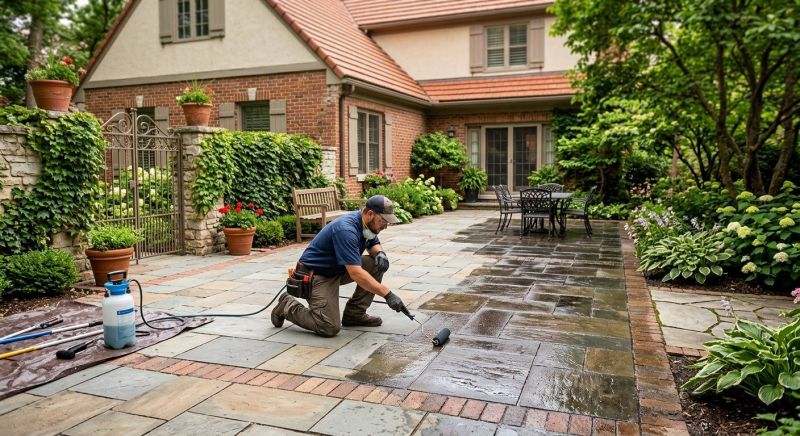 Concrete Patio Sealing in Bellevue, WA