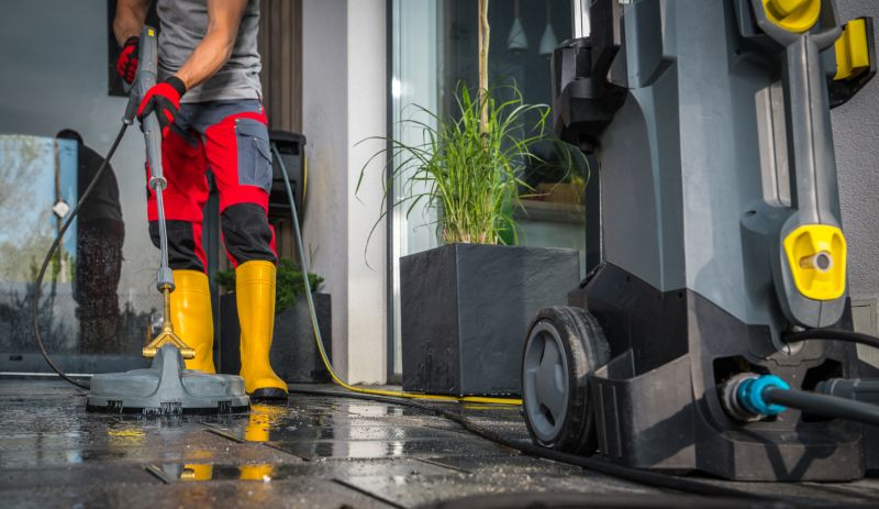 Close-up of Powerwashing Equipment