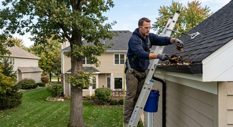Rain Gutter Clearing in Boulder, CO